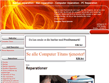 Tablet Screenshot of justcomputers.dk